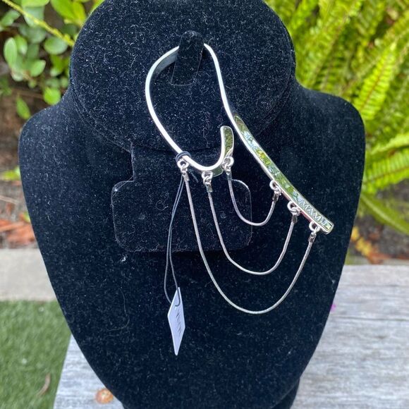 NWT MAM Originals Silver Viv Chain Ear Cuff #451. New in Box NIB OS Right - Picture 4 of 12